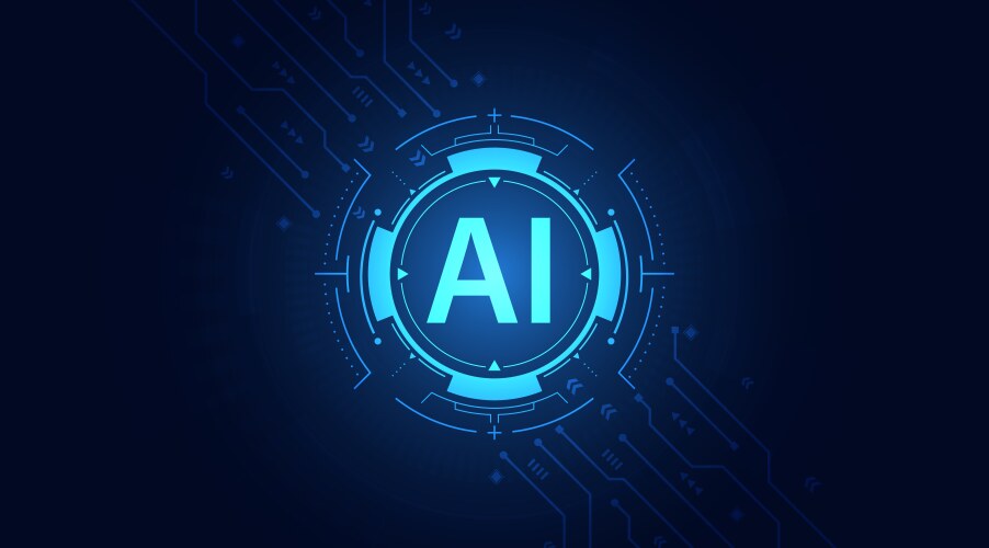 concept of artificial intelligence ai logo vector 54815594